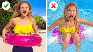 Real VS DIY Gadjets For Your Funny Summer Trip!️Must Have Parenting Hacks And Tricks!