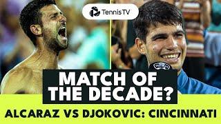 Legendary Carlos Alcaraz vs Novak Djokovic Battle! | Cincinnati 2023 Extended Highlights