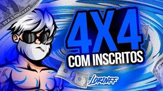  FREE FIRE - AO VIVO  4X4 + 6X6 COM INSCRITOS  JOGANDO COM INSCRITOS  SALA PERSONALIZADA 