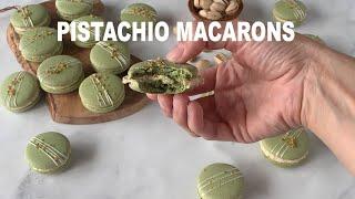 Pistachio Macarons