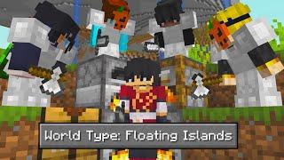 Minecraft Manhunt, But There's Floating Islands...