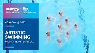 Artistic Swimming - Women Team Technical | Top Moments | FINA World Championships 2019 - Gwangju