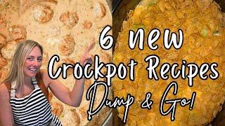 6 *NEW* SUMMER DUMP & GO CROCKPOT DINNERS | The Easiest Crockpot Recipes!