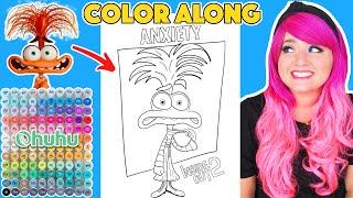 Color Inside Out 2 Anxiety Picture With Me | COLOR ALONG WITH KIMMI