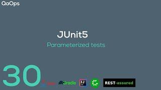 JUnit5 | Parameterized tests