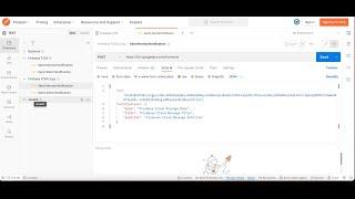 Firebase send push notification using postman example.