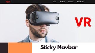 How To Add A Sticky Navbar To Your Blogger Website - Live Blogger