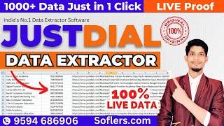 Justdial Data Extractor Original Panel | India's No.1 Justdial Software