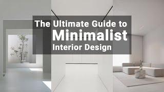 Minimalist Interior Design [Maximizing Space]