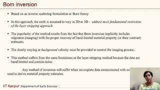 PMRF teachings L6 -  Direct Inversion Method