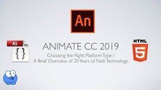 Adobe Animate: Choosing Platform Type / HTML5 canvas or ActionScript 3.0