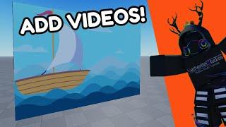 NEW: How to Upload & Insert VIDEOS Into Your Roblox Game! | Mini-tutorial