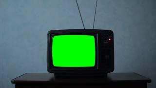 Old Classic TV Green Screen