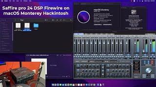 Focusrite Saffire pro24dsp firewire working on Hackintosh macOS Monterey