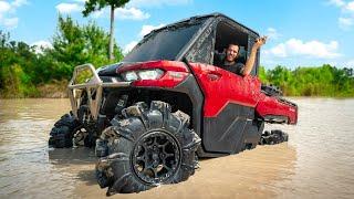 Putting MUD TIRES On 2024 Can-Am DEFENDER LIMITED (32" Assassinators)