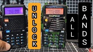 BAOFENG UV-5R , UNLOCK PROCEDURE ?