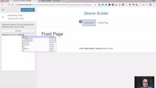 How to add Javascript (jQuery) to a Beaver Builder site