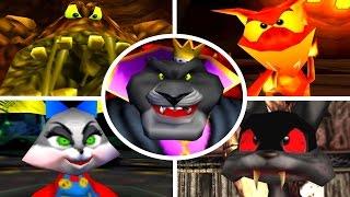 Conker's Bad Fur Day - All Bosses (No Damage)