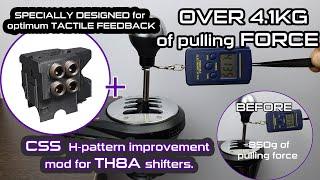 CSS H-pat 'Tactile feedback' mod installation for Thrustmaster TH8A/TH8RS shifters.