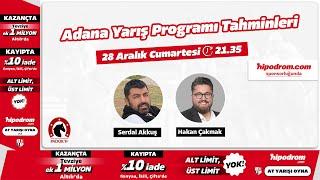 29 Aralık 2024 // Adana At Yarışı Tahminleri // Hakan Çakmak - Serdal Akkuş