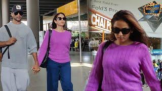 Shahid Kapoor And Mira Rajput Stylish Airport Look