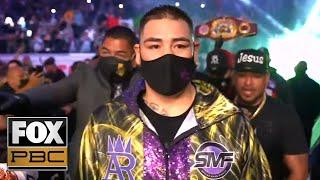 Andy Ruiz Jr. and Chris Arreola enter ring before heavyweight fight | PBC ON FOX