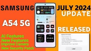 Samsung A54 5G : July Software Update Released| What's New? | New Software Update A54 | Bugs Fixed