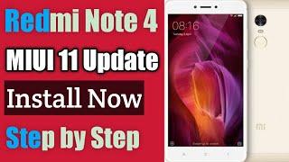 Redmi Note 4 MIUI 11 update | How to update redmi Note 4 on MIUI 11