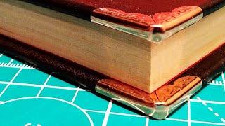 Пушкин в коже! Внутреннее тиснение! Кожаный переплёт книги своими руками дома | Leather binding DIY
