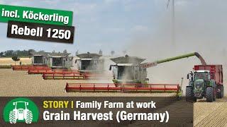 Tegethoff Agrar: Modern Arable Farming 2/3 | 4x Claas Lexion | Fendt 1050 Vario | Köckerling Rebell