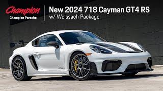 Champion Porsche | 2024 718 Cayman GT4 RS W/ Weissach Package