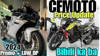 Maglabas ka Bagong Motor Promo at Freebies 2024 Price Update ng CFMOTO  l Cash Installment  DP