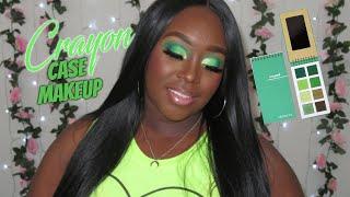 CRAYON CASE THE GREEN EDITION NOTEPAD PALETTE | MAKEUP TUTORIAL