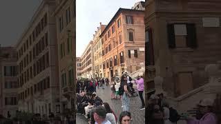 Piazza di Spagna - Spanish Steps #shorts #travel #tour #spanishsteps #epic #italy @cubeweaver