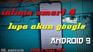 INFINIX smart 4 lupa akun google | bypass frp smart 4 | X653c