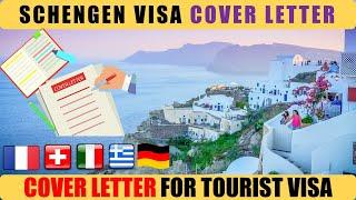 Cover Letter for Schengen Visa 2024 | Tourist Visa Cover Letter