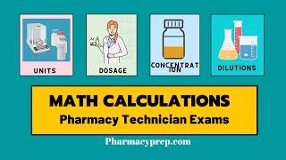 Math Calculations for Pharmacy Technician Exams Made Easy! [PTCB, PTCE prep, PEBC Tech MCQ],