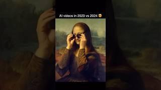 AI Video in 2023 vs 2024 