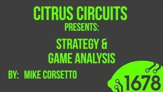 Fall Workshops 2015 - Strategy & Game Analysis