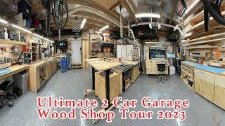 Epic 2 Car Garage Wood Shop Tour