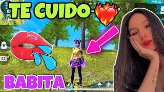 ASMR TU NOVIA TE CUIDA LA CARITA + BABITA 