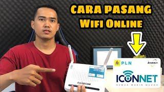 CARA PASANG WIFI ICONNET PLN | MUDAH DAN MURAH !!