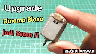 Upgrade Dinamo Biasa Menjadi Lebih cepat | Dc motor hacks