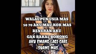 JANDA KAYA RAYA MENCARI JODOH! ! USIA TUA GAK MASALAH