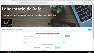 Presentación web de El Laboratorio de Rafa y servicio de automatización del Twitter