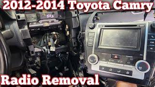 2012 2013 2014 Toyota Camry Radio Removal Replacement