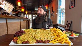 WIN €50 IF YOU CAN FINISH THIS SCHNITZEL CHALLENGE IN GERMANY THAT'S 10 YEARS OLD! | BeardMeatsFood