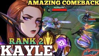 KAYLE BRUTAL ONE SHOT BUILD! LATE GAME KILLER MVP PLAY - TOP 2 GLOBAL KAYLE BY Fuuzzzz - WILD RIFT