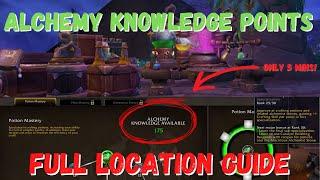 Alchemy Knowledge Point Locations Guide (24 Points in 5 Mins!) World of Warcraft Dragonflight