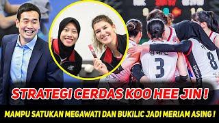 SEMPAT DIRAGUKAN PUBLIK KOREAKOO HEE JIN BUKTIKAN KEMAMPUAN DUET MEGAWATI DAN BUKILIC DI KOVO CUP